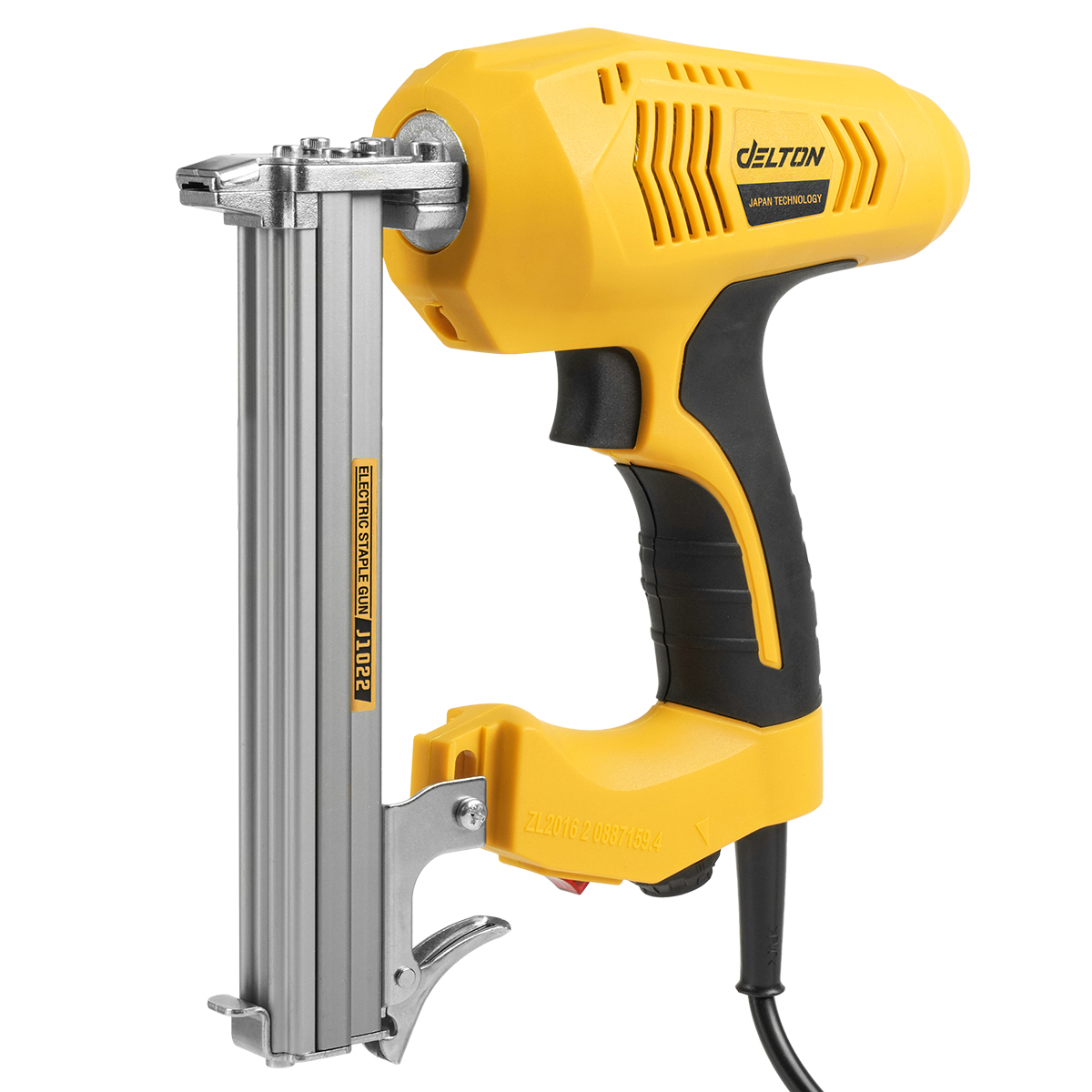DELTON เครื่องยิงแม็กไฟฟ้า ตะปูไฟฟ้า ขาคู่ J1022 ปรับความแรงได้ 6 ระดับ 3100W Electric Staple Gun รุ่น DT-J1022 (ขาคู่)