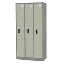 Thumbnail 1 of ตู้ล็อกเกอร์ 3 ประตู (มอก.) สีเทาสลับ