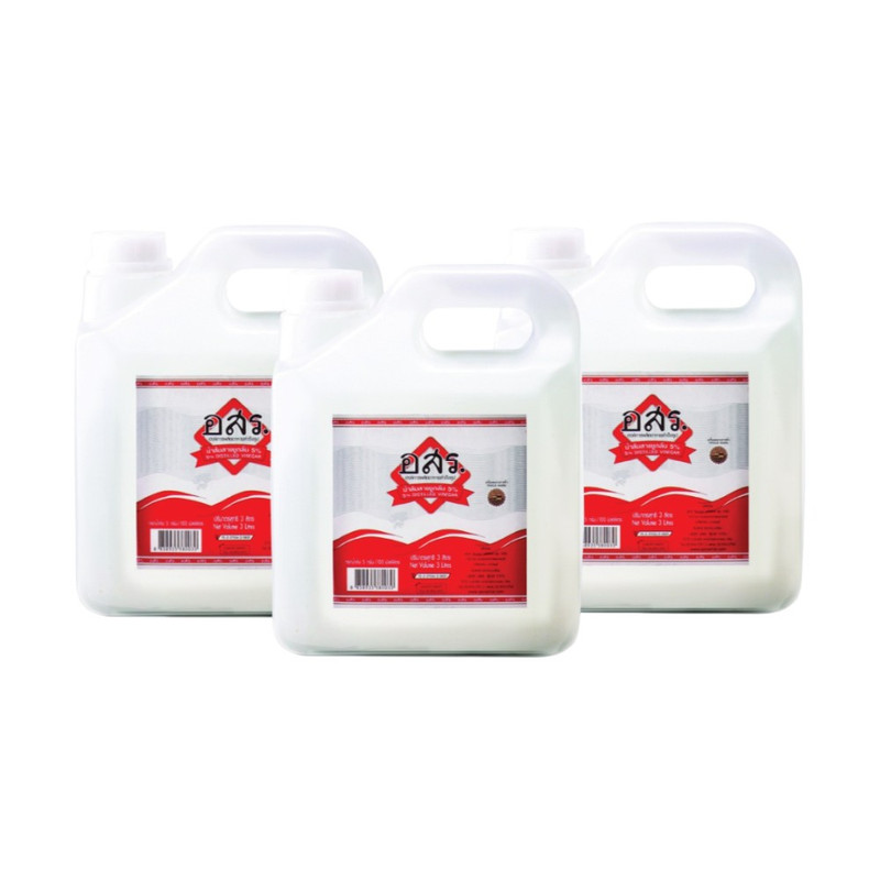[3 bottles] ASR. Distilled Vinegar 5%, 3 liters