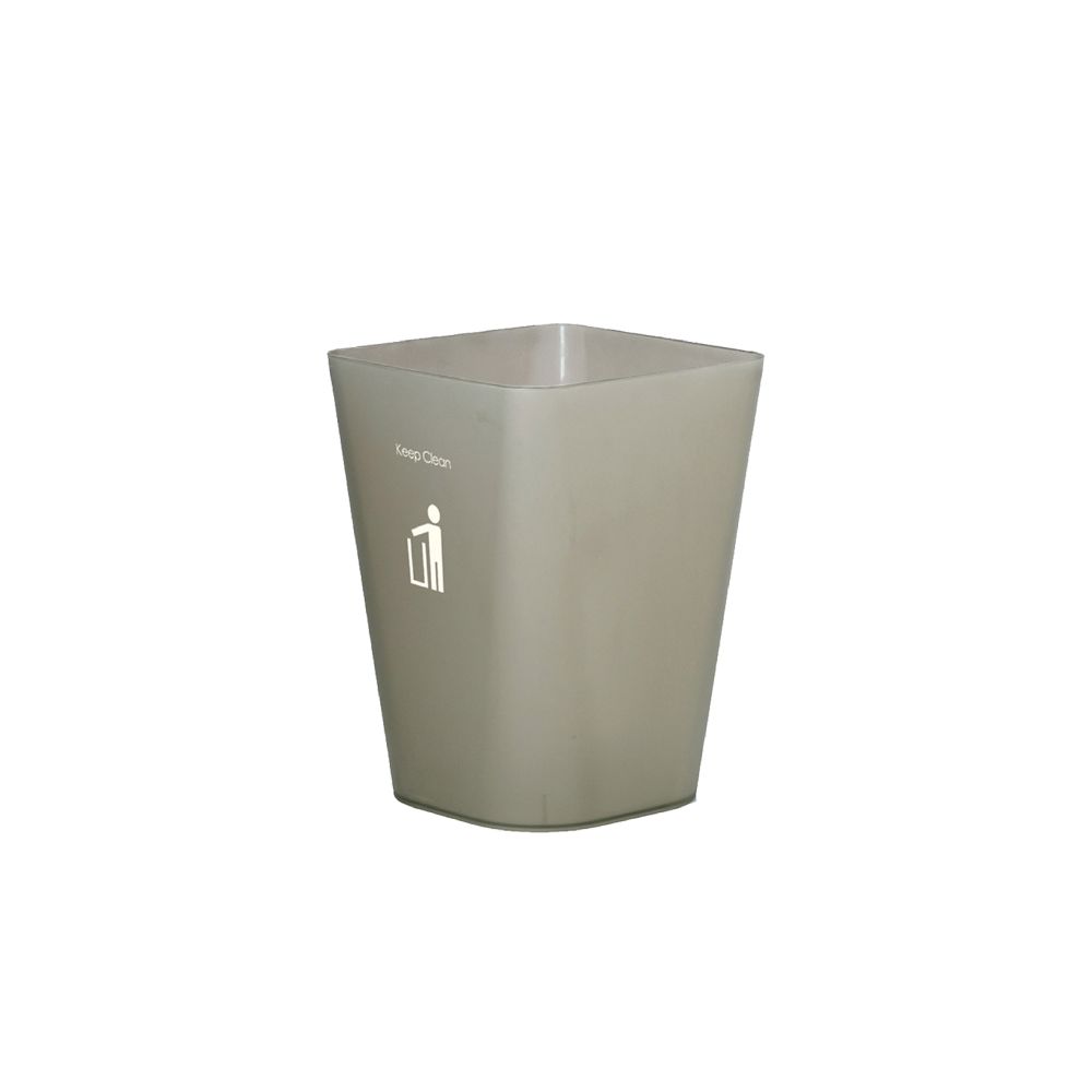 DKW Official HH-224P ถังขยะเหลี่ยม (ไม่มีฝา) 11L ถังขยะ มินิมอลTrash bin11 Liter เทาขุ่น