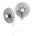Thumbnail 1 of Sanshiro พัดลมติดผนัง เชือกบังคับ 2 เส้น ขนาด 16 นิ้ว รุ่น WF-16 แพ็ค2 สีขาว