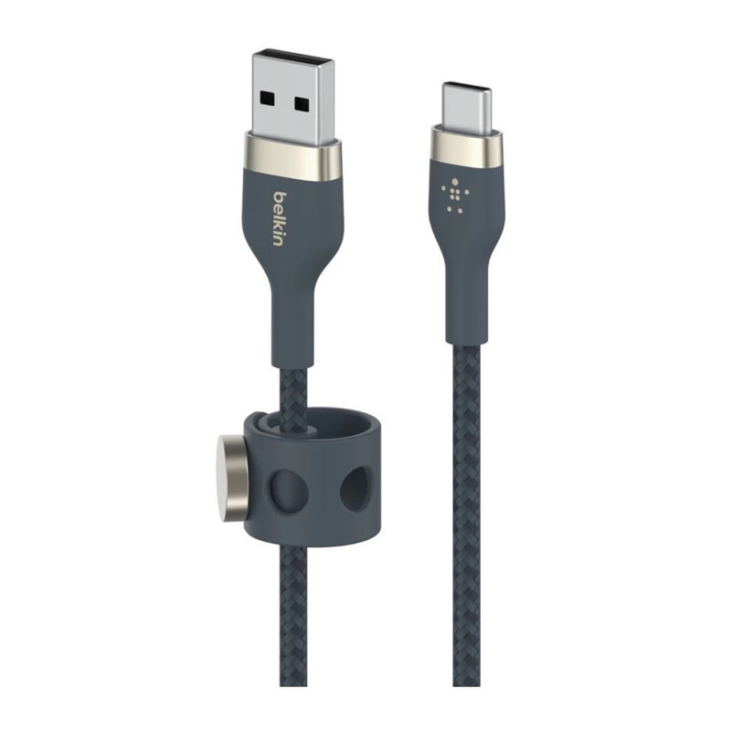 Belkin สายชาร์จพร้อมถ่ายโอนข้อมูลแบบพรีเมียม PRO Flex Type-C รองรับไอโฟน15, iPad1 Samsung รุ่น CAB010