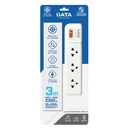Thumbnail 1 of DATA Standard Tis Plug 3 Socket 1 Switch 3m Model AP3159