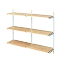 Thumbnail 1 of FLEXI ชุดชั้นวางไม้ติดผนัง 6 ชั้น (WxDxH) 1235x315x1004 มม.
