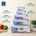 Thumbnail 2 of ซุปเปอร์ ล็อค กล่องถนอมอาหาร กล่องเก็บอาหาร รุ่น 6116-S10 x 5