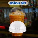 Thumbnail 5 of พิค เบเกอรี่ ฝาโดม 90 เจาะรู ฝาพลาสติก ฝาแก้วน้ำ ฝาพลาสติกใส ฝาโดมชากาแฟ ฝาปิด ฝานมเย็น  x 2,000 ชุด (ยกลัง)