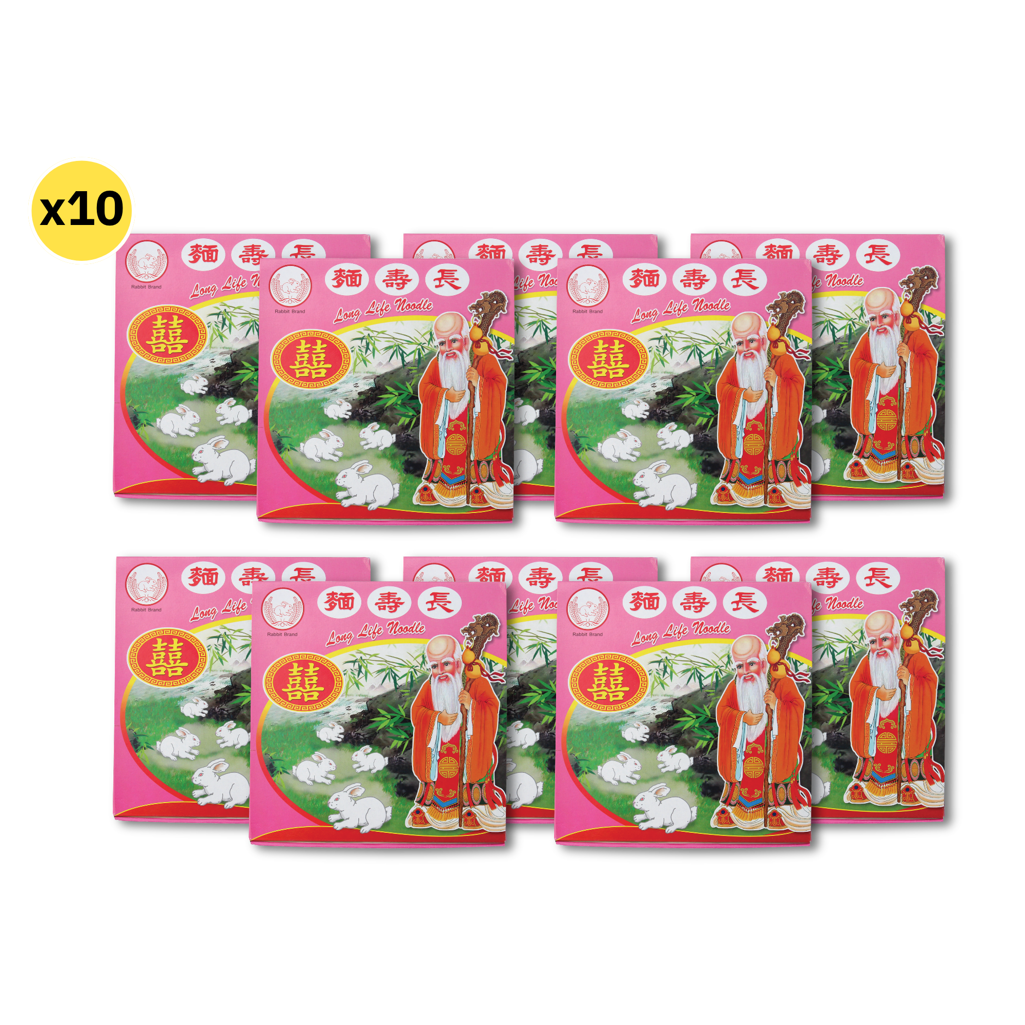 RABBIT BRAND HONG KONG STYLE NOODLES 500 g 30 PACKS