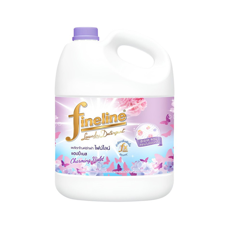 Fineline Liquid Detergent Happiness Charming Violet 3000 ML. Violet