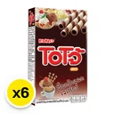 Thumbnail 2 of โอโจ้ เวเฟอร์ชนิดแท่งสอดไส้ครีม รสช็อกโกแลต 17 ก. x 6