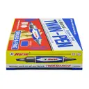 Thumbnail 3 of HORSE Twin Permanent Marker Pen Blue x 12