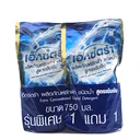 Thumbnail 1 of เอ็กซ์ตร้า น้ำยาซักผ้า สูตรเข้มข้น สีน้ำเงิน 750 มล. x 1+1 ถุง