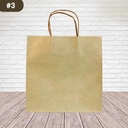 Thumbnail 1 of Matapat ถุงหูหิ้วกระดาษคราฟท์ (เบอร์ 3) ถุงใส่เบเกอรี่ ถุงสำหรับจัดเบรค -- SIZE : มินิ / 1 / 2 / 3 / 4 / ใส่กล่องข้าว