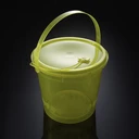 Thumbnail 1 of Panda Outlet ถังโบว์กลางคัลเลอร์ฟูล+สายคล้องจุกโบว์ สีเหลือง (แพ็ค 20 ชิ้น)