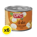 Thumbnail 1 of ยูเอฟซี ลำไยในน้ำเชื่อม 6 ออนซ์ x 6 กระป๋อง