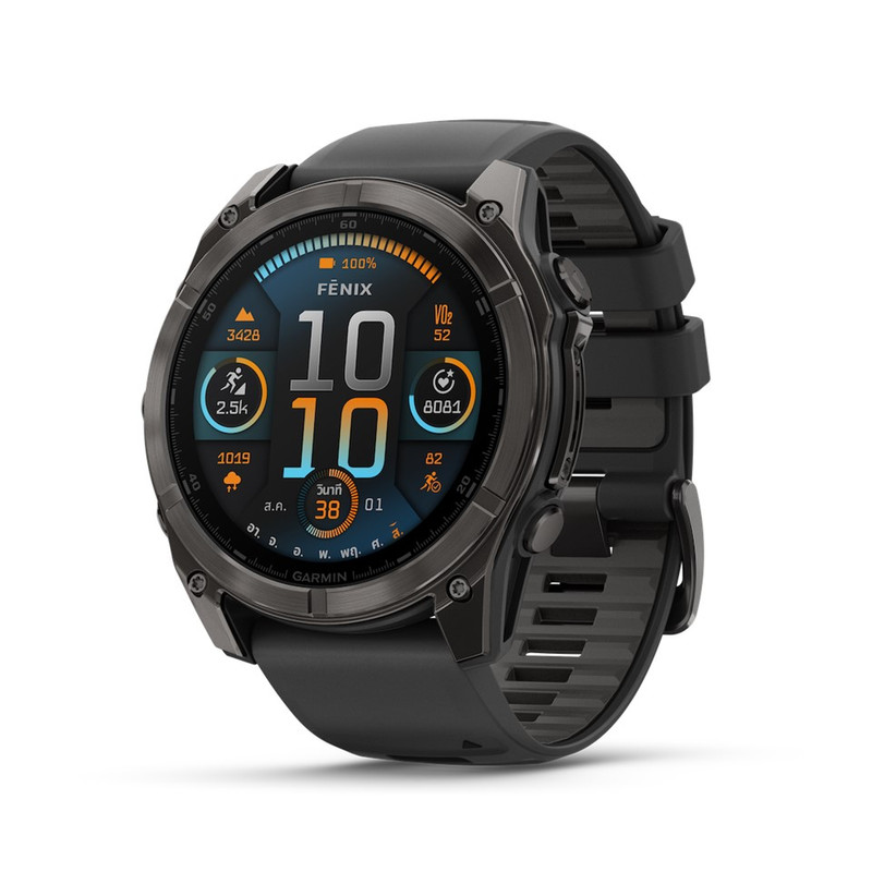 GARMIN Smart Watch Fenix 8 Serie 51 mm Carbon Gray Titanium