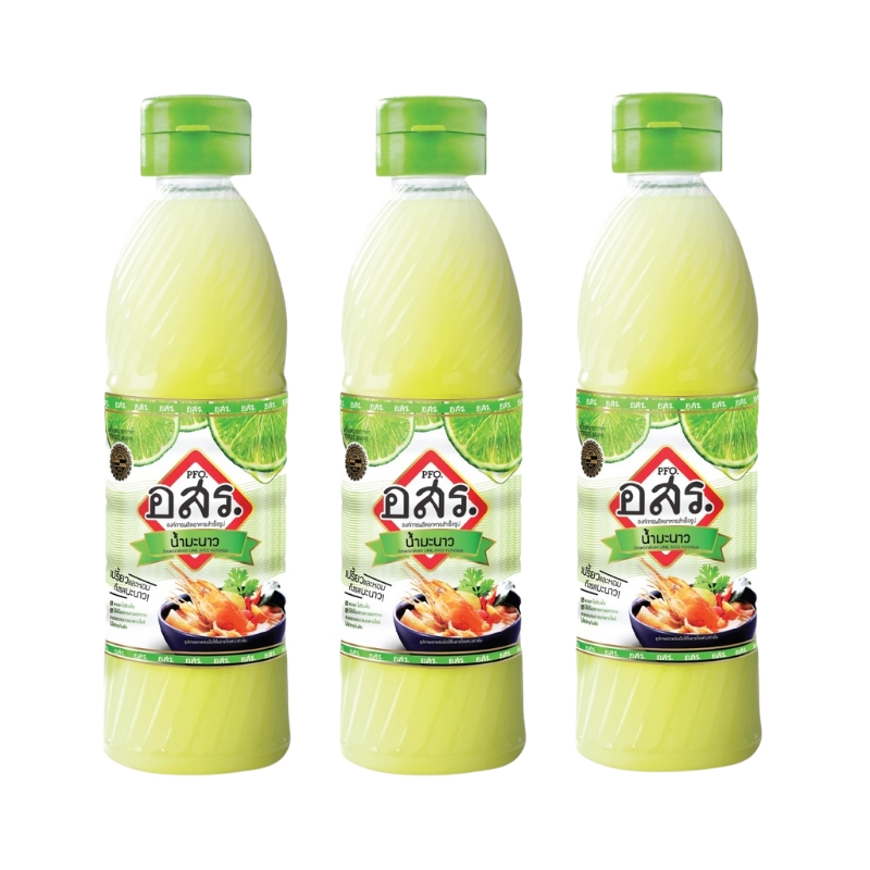 [3 bottles] ASR. Lime Juice Mix, 250 ml, tastes like real lime juice