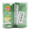 Thumbnail 4 of เลย์ มันฝรั่งทอดกรอบ รสซาวครีมหัวหอม 65 ก. x 2