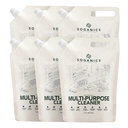 Thumbnail 1 of โซแกนิคส์ น้ำยาทำความสะอาดอเนกประสงค์ สูตรธรรมชาติ กลิ่นยูคาลิปตัส ขวดสเปรย์ 1.5 ล. x6 ถุงเติม (ยกลัง)