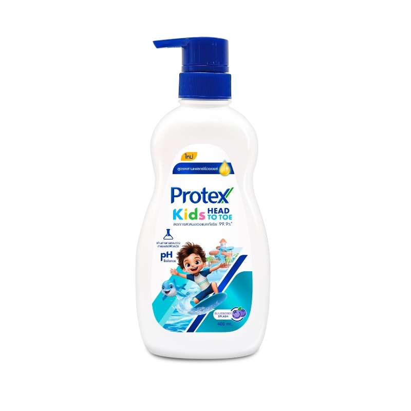 Protex Kids Head to Toe Blueberry Splash 400 ml.