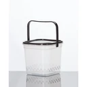 Thumbnail 1 of Panda Outlet ถังน้ำดื่มทรงสี่เหลี่ยม (1,000 ml.) + ฝาปิด + หู สีน้ำตาล,เจาะรู (แพ็ค 20 ชิ้น)