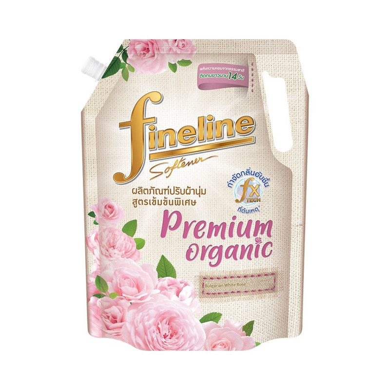 Fineline Fabric Softener Concentrated Premium Organic White Rose 1000 ML. Pink