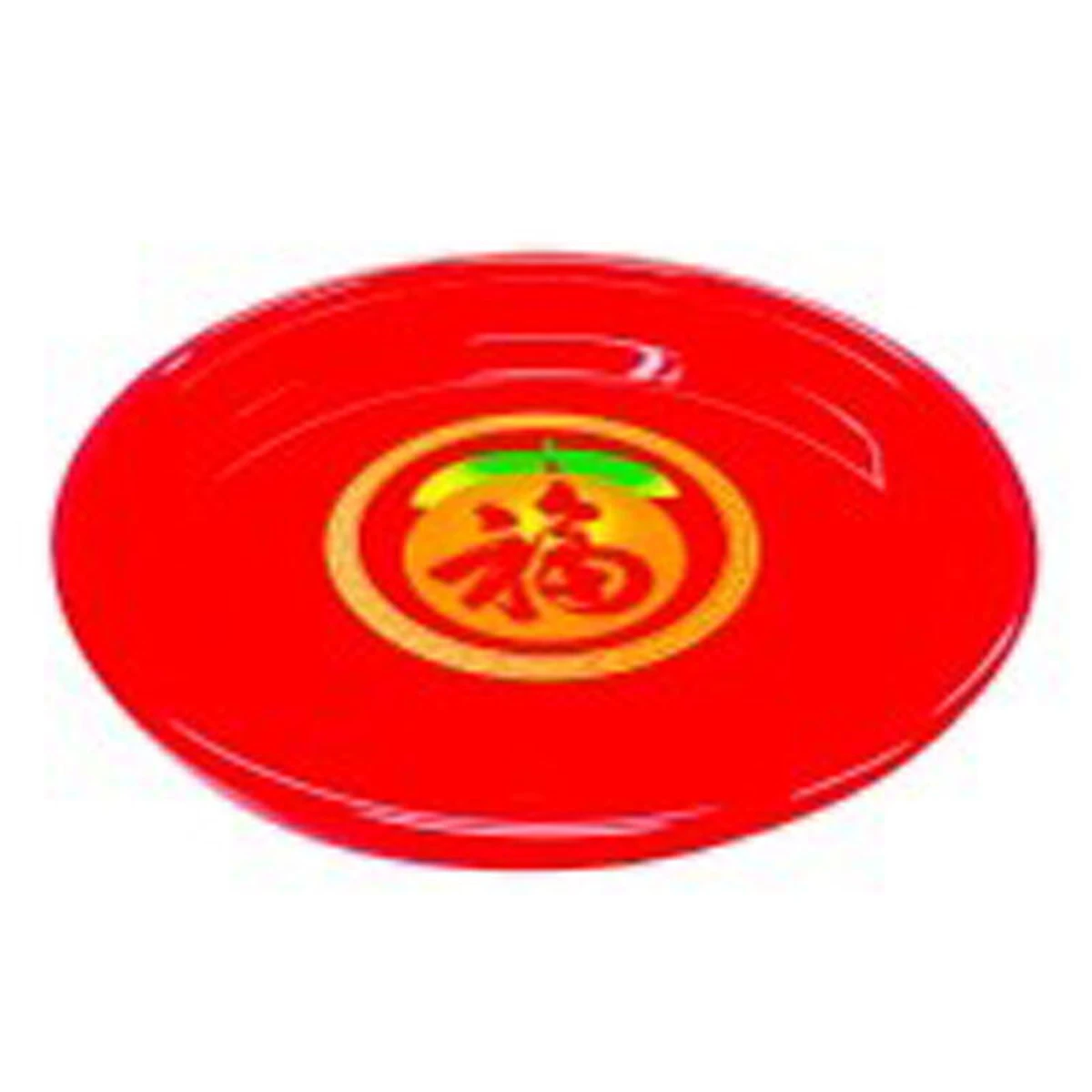 Red Plastic Round Tray Small Size 31x4 cm #4690-PS