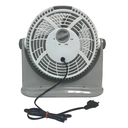 Thumbnail 3 of IMARFLEX Desk fan 10 Inch 40 W. Model IF-192 Gray Colour