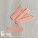 Thumbnail 1 of Depack T021-P(Non-Rope)(สีชมพูไม่เชือก) ป้ายสี่เหลี่ยมผืนผ้าไม่พิมพ์ลาย (1 แพ็ค/ 50 ใบ)