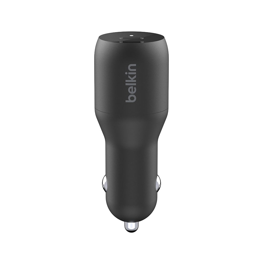 BELKIN Car Charger 2 USB-C PD36W Model CCB002qcBK Black