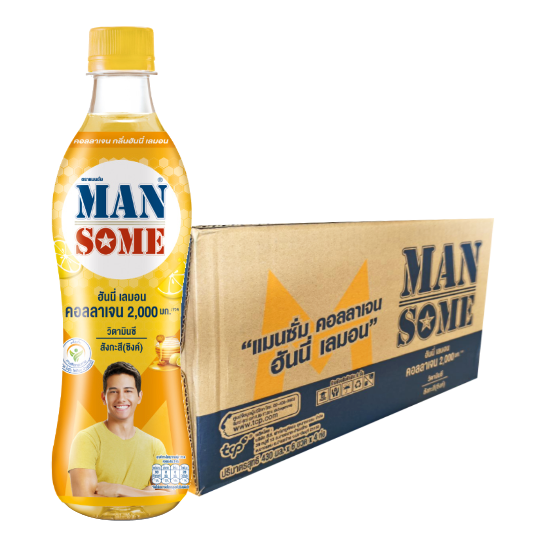 MANSOME Collagen Honey Lemon 430 ml x 24