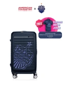Thumbnail 2 of AMERICAN TOURISTER x BURIRAM UNITED Luggage EXP TSA Size 28 Model FRONTEC TRUNK SPINNER Navy + BurirAM United Jersey S