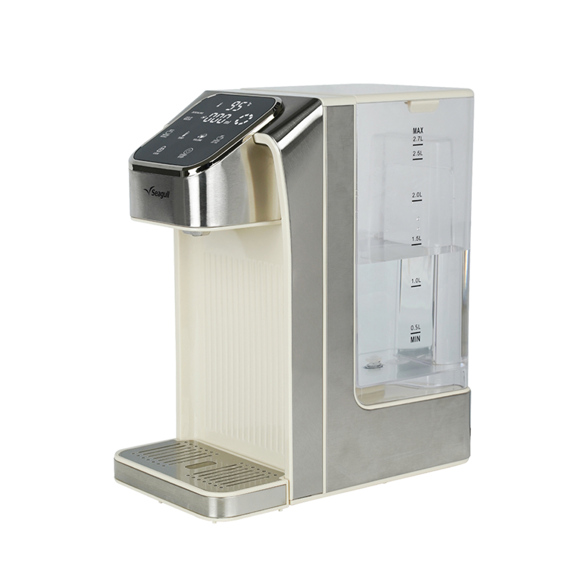 Seagull เครื่องกดน้ําร้อนอัตโนมัติ ดิจิตอล 2.7 ลิตร (สีครีม)