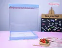 Thumbnail 1 of Boxjourney กล่องเค้กพลาสติก 3 ปอนด์ ทรงสูง สีฟ้า  (1 ใบ/แพค)