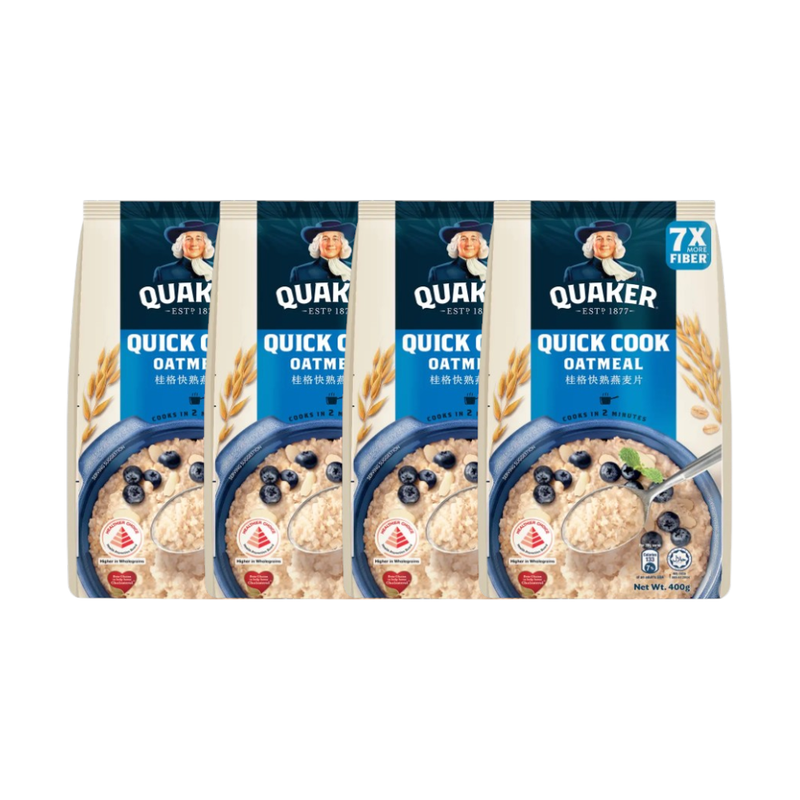 QUAKER QUICK COOK 400G x 4