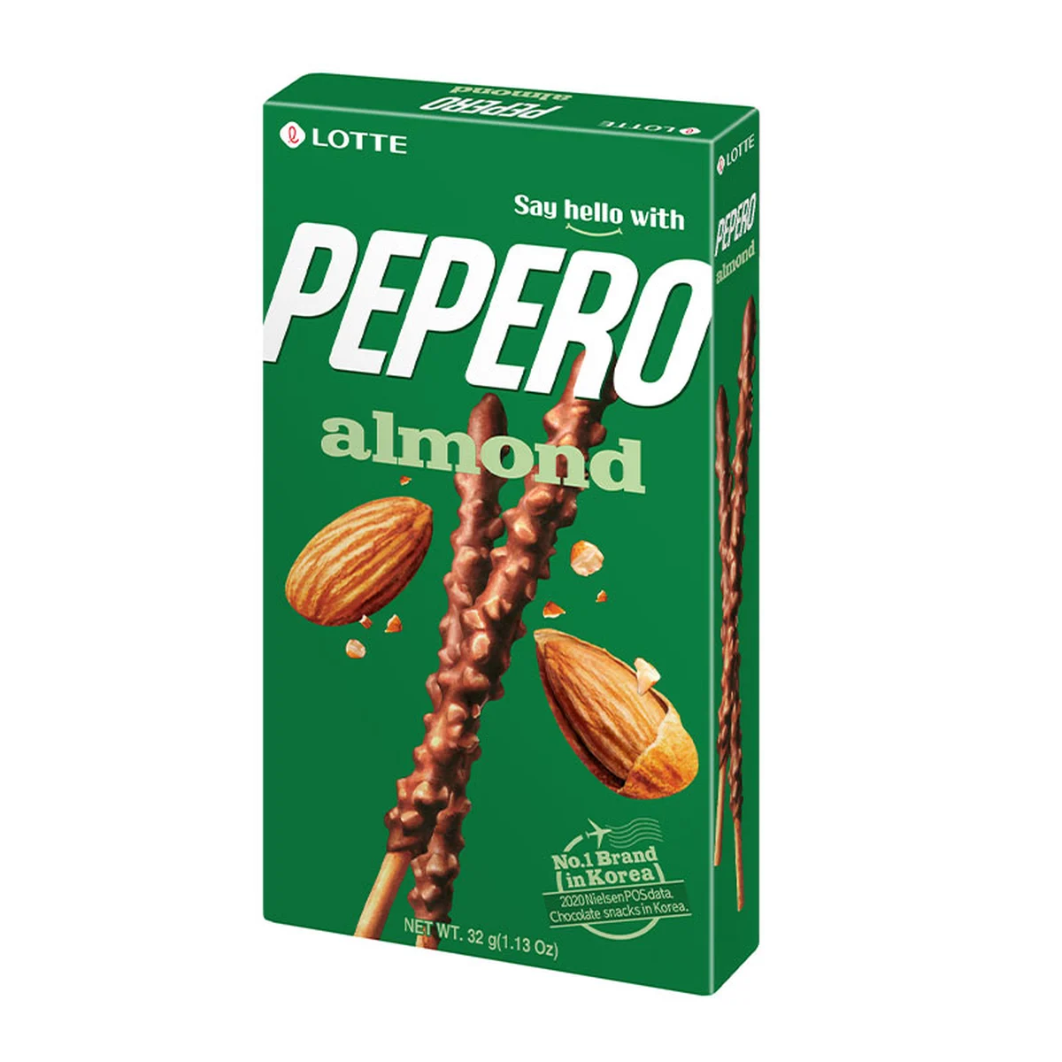 ลอตเต้ อัลมอนด์ บิสกิตแท่ง 32 ก.