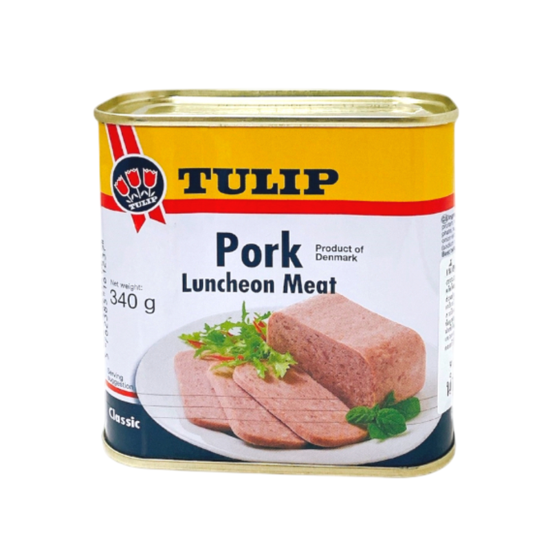 ทิวลิป ลั่นเชิ่นมีทหมู 340 กรัม Tulip Pork Luncheon Meat 340 g.