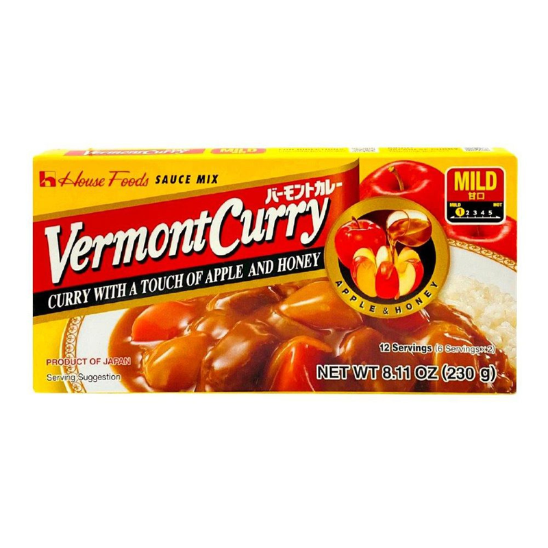 เฮ้าส์ เวอร์มองท์ แกงกะหรี่เผ็ดน้อย 230 กรัม House Vermont Curry Mild 230 g.