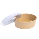 Thumbnail 2 of ARO Kraft Bowl with Lid 500 ml x 25