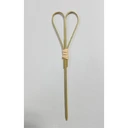 Thumbnail 1 of Twin Fish (50ชิ้น / แพ็ค) ไม้จิ้มค็อกเทลหรือไม้บาร์บีคิวสีเขียวแบบกรรไกร 12 ซม. Twin Fish WCP171