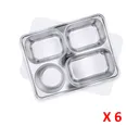 Thumbnail 2 of Empress World ถาดหลุมสแตนเลส 4 ช่อง รุ่น A ฝาปิดพลาสติก x 6