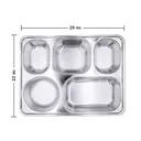 Thumbnail 3 of Empress World ถาดหลุมสแตนเลส 5 ช่อง ฝาปิดพลาสติก x 6