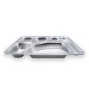 Thumbnail 4 of Empress World ถาดหลุมสแตนเลส 6 ช่อง ที่วางช้อนส้อม พร้อมฝาปิดพลาสติก x 6