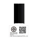 Thumbnail 3 of ไฮเออร์ ตู้เย็น ไซด์บายไซด์ 15.6 คิว รุ่น HRF-SBS501GB