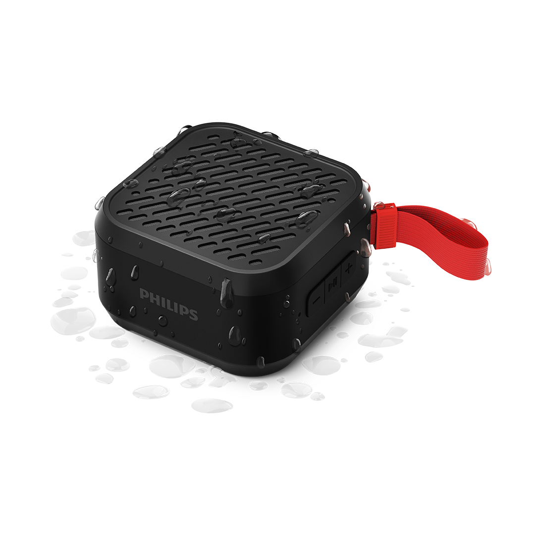 Philips ลําโพงบลูทูธ Speaker Bluetooth 5.4 กันน้ํา แบบพกพาไร้สาย ใช้งาน 20 ชั่วโมง รุ่น TAS1000B