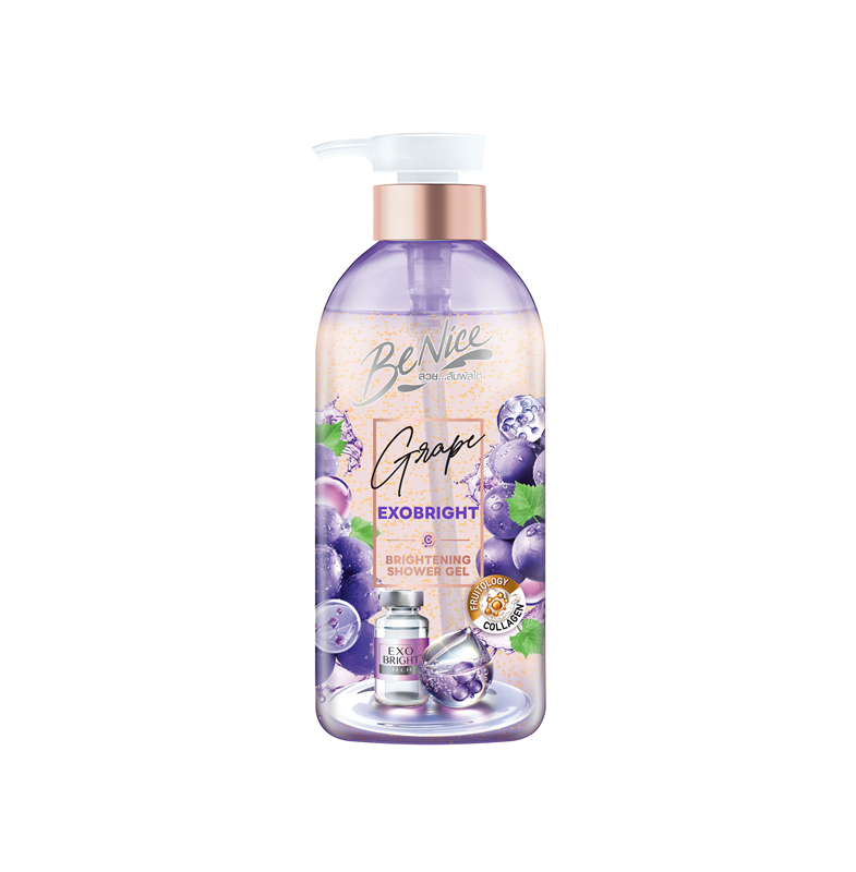 BeNice Exo Bright Shower gel 450ml. violet