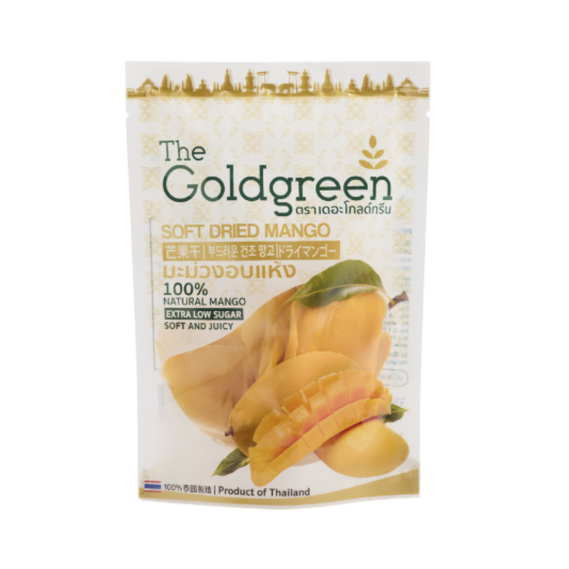 [ซองเดี่ยว] The Goldgreen - มะม่วงอบแห้ง SOFT DRIED MANGO 200 กรัม