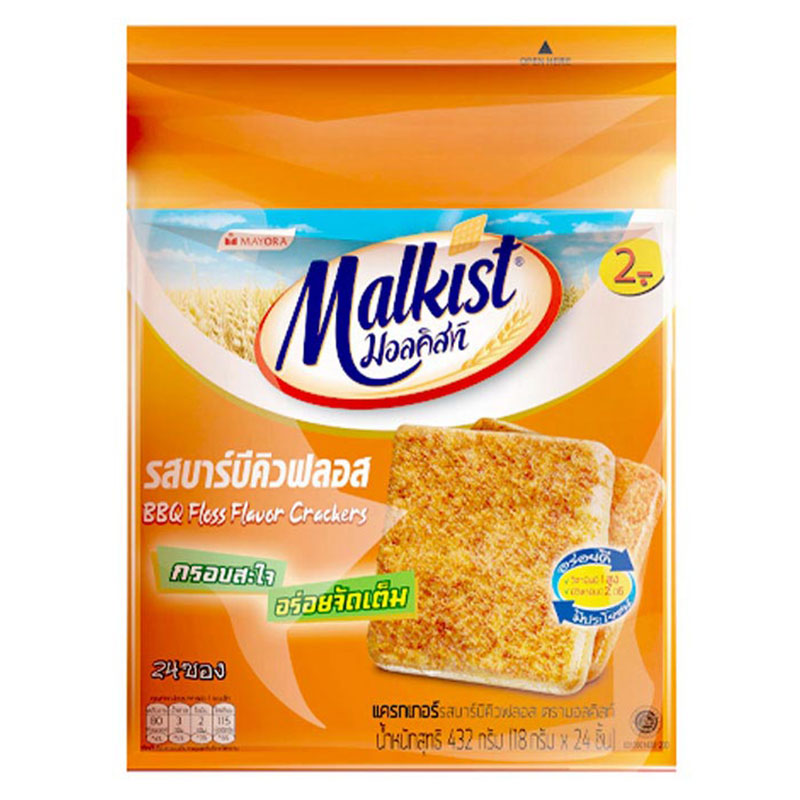 MALKIST Cracker BBQ 18 g 24 pcs