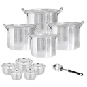 Thumbnail 1 of RRS Stew Stainless Set ชุดหม้อสตูว์ทรงสูง รุ่น FD 4 ใบ
+ หม้อแขก 5 ใบ + ทัพพี