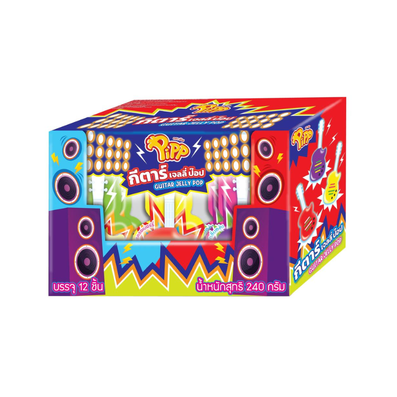 GUITAR JELLY POP LEMON FLAVOR (PIPP BRAND) 20g x 12 pcs