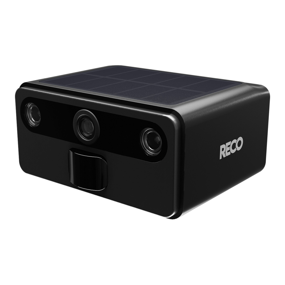 RECO Security Camera Model 4G SOLAR CCTV Black